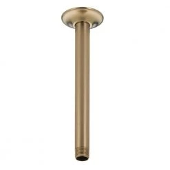 Delta 10 in. Ceiling-Mount Shower Arm and Flange in Champagne Bronze