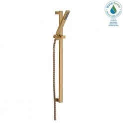 Delta Vero 1-Spray Slide Bar Hand Shower in Champagne Bronze -Bathroom Faucets Store champagne bronze delta wall bar shower kits 57530 cz 31 1000