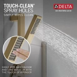 Delta Vero 1-Spray Slide Bar Hand Shower in Champagne Bronze -Bathroom Faucets Store champagne bronze delta wall bar shower kits 57530 cz 66 1000