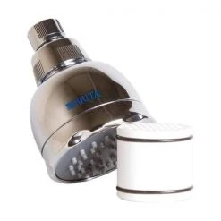 Brita In-Line Shower Filtration System - Chrome -Bathroom Faucets Store chrome brita fixed shower heads wfshs102 1f 1000