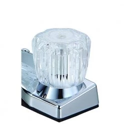 Unbranded 4 in. Centerset Non-Metallic 2-Handle Bathroom Faucet in Chrome -Bathroom Faucets Store chrome centerset bathroom faucets hs4121110cpa a0 1000