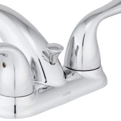 Delta Classic 4 in. Centerset 2-Handle Bathroom Faucet in Chrome 15 Delta Classic 4 in. Centerset 2-Handle Bathroom Faucet in Chrome -Bathroom Faucets Store chrome delta centerset bathroom faucets 2520lf a eco 1f 1000
