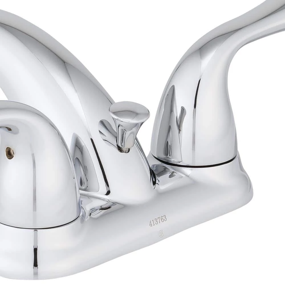 Delta Classic 4 in. Centerset 2-Handle Bathroom Faucet in Chrome 7 Delta Classic 4 in. Centerset 2-Handle Bathroom Faucet in Chrome - Image 7