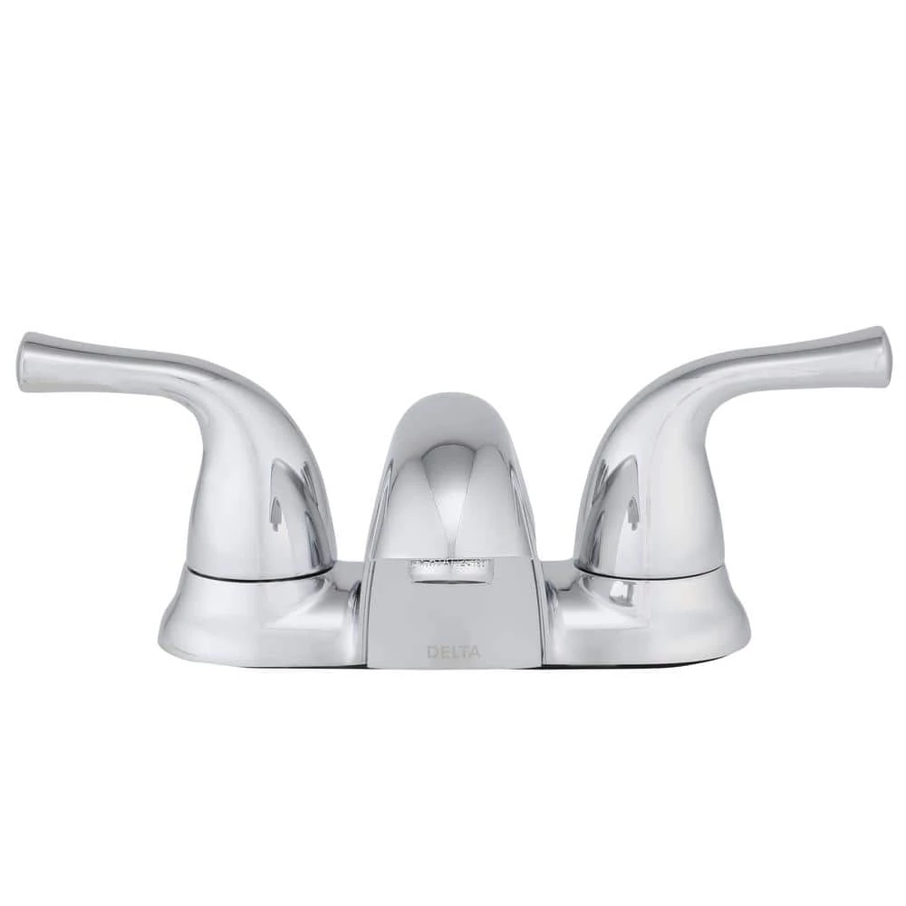 Delta Classic 4 in. Centerset 2-Handle Bathroom Faucet in Chrome 6 Delta Classic 4 in. Centerset 2-Handle Bathroom Faucet in Chrome - Image 6