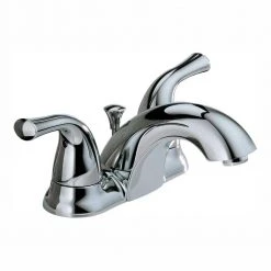 Delta Classic 4 in. Centerset 2-Handle Bathroom Faucet in Chrome