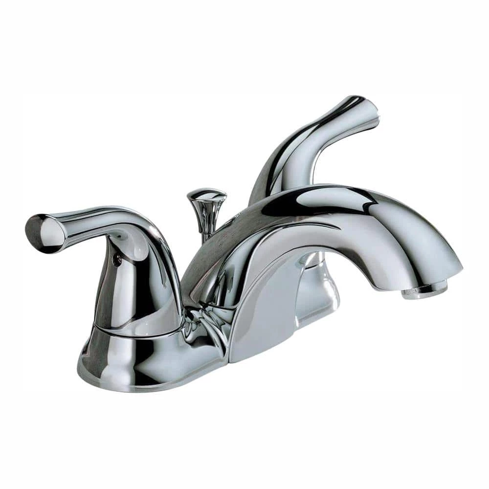 Delta Classic 4 in. Centerset 2-Handle Bathroom Faucet in Chrome 1 Delta Classic 4 in. Centerset 2-Handle Bathroom Faucet in Chrome