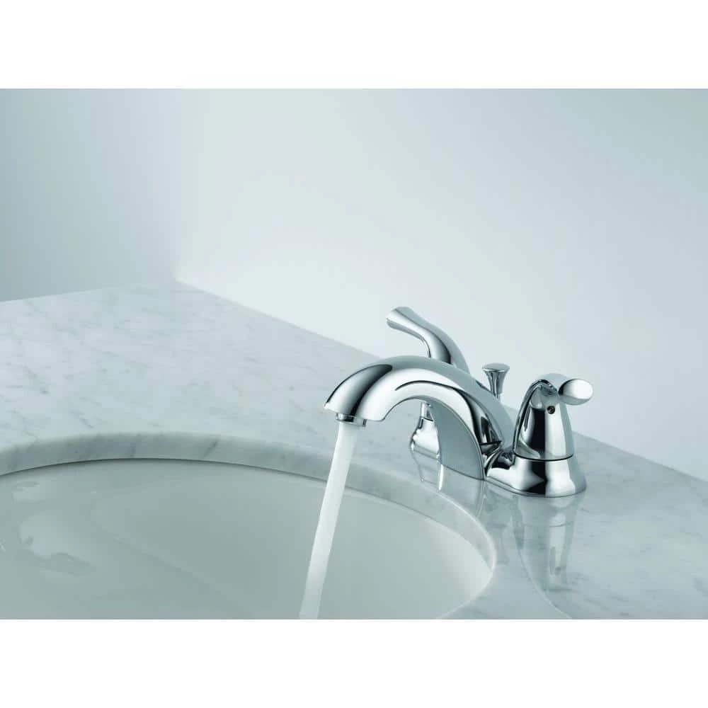 Delta Classic 4 in. Centerset 2-Handle Bathroom Faucet in Chrome 4 Delta Classic 4 in. Centerset 2-Handle Bathroom Faucet in Chrome - Image 4