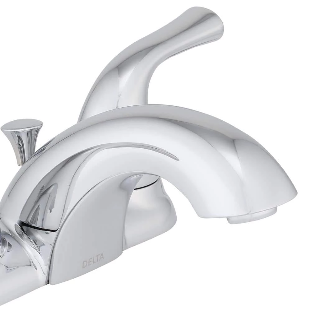 Delta Classic 4 in. Centerset 2-Handle Bathroom Faucet in Chrome 5 Delta Classic 4 in. Centerset 2-Handle Bathroom Faucet in Chrome - Image 5