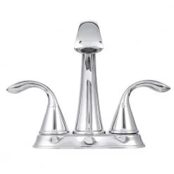 Delta Zella 4 in. Centerset 2-Handle Bathroom Faucet in Chrome -Bathroom Faucets Store chrome delta centerset bathroom faucets 25706lf eco 44 1000