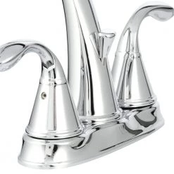 Delta Zella 4 in. Centerset 2-Handle Bathroom Faucet in Chrome -Bathroom Faucets Store chrome delta centerset bathroom faucets 25706lf eco fa 1000