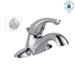Delta Classic 4 in. Centerset Single-Handle Bathroom Faucet in Chrome 11 Delta Classic 4 in. Centerset Single-Handle Bathroom Faucet in Chrome -Bathroom Faucets Store chrome delta centerset bathroom faucets 521 eco dst a 31 1000