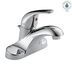 Delta Foundations 4 in. Centerset 1-Handle Bathroom Faucet in Polished Chrome (2-Pack) 17 Delta Foundations 4 in. Centerset 1-Handle Bathroom Faucet in Polished Chrome (2-Pack) -Bathroom Faucets Store chrome delta centerset bathroom faucets b510lf ppu eco2 31 1000