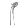 Delta In2ition 5-Spray 6.06 in. Wall Mount Dual Shower Heads with H2Okinetic Technology in Chrome