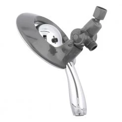 Delta In2ition Two-in-One 4-Spray 6.1 in. Dual Wall Mount Fixed and Handheld Shower Head in Chrome -Bathroom Faucets Store chrome delta dual shower heads 75486c 76 1000