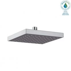 Delta 1-Pattern 8 in. Wall Mount Rain Fixed Shower Head in Chrome -Bathroom Faucets Store chrome delta fixed shower heads 52841 31 1000