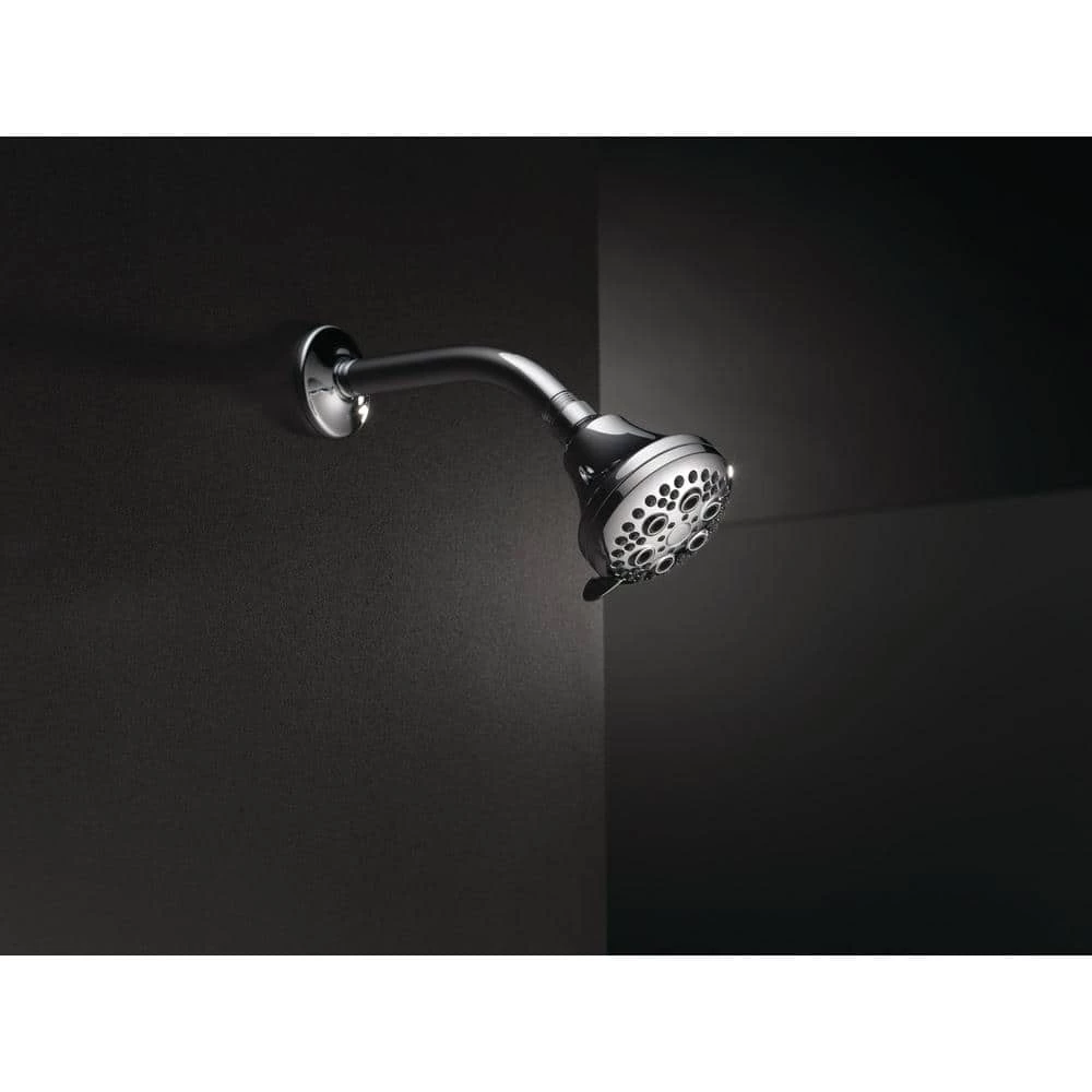 Delta 5-Spray Patterns with 1.75 GPM 3-3/18 in. Wall Mount Fixed Shower Head in Chrome 10 Delta 5-Spray Patterns with 1.75 GPM 3-3/18 in. Wall Mount Fixed Shower Head in Chrome - Image 10