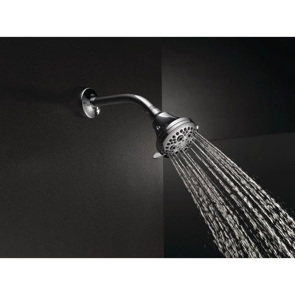 Delta 5-Spray Patterns with 1.75 GPM 3-3/18 in. Wall Mount Fixed Shower Head in Chrome 2 Delta 5-Spray Patterns with 1.75 GPM 3-3/18 in. Wall Mount Fixed Shower Head in Chrome - Image 2