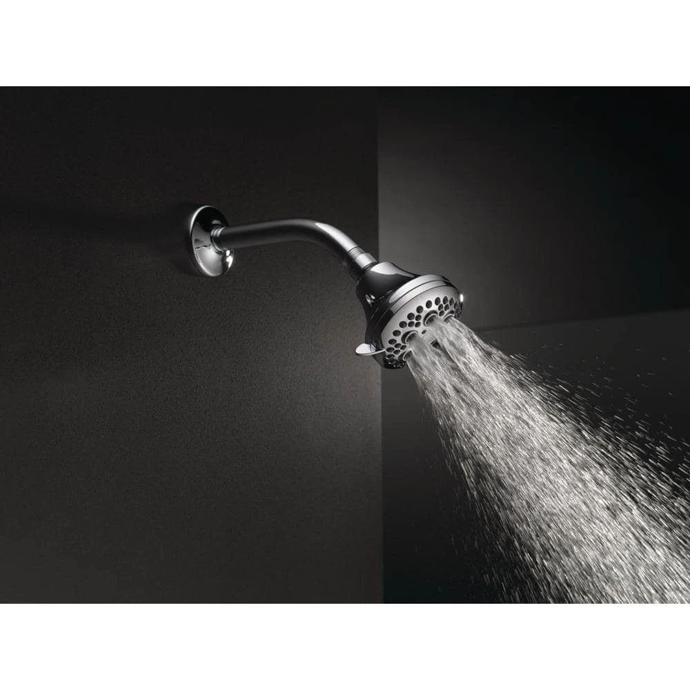 Delta 5-Spray Patterns with 1.75 GPM 3-3/18 in. Wall Mount Fixed Shower Head in Chrome 9 Delta 5-Spray Patterns with 1.75 GPM 3-3/18 in. Wall Mount Fixed Shower Head in Chrome - Image 9
