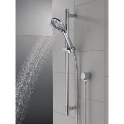 Delta 4-Spray 3.9 in. Single Wall Mount Handheld Shower Head in Chrome -Bathroom Faucets Store chrome delta handheld shower heads 51361 66 1000