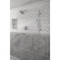 Delta 7 in. Shower Arm in Chrome -Bathroom Faucets Store chrome delta shower arm extensions rp40593 4f 1000