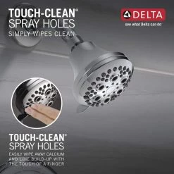 Delta Classic Single-Handle 5-Spray Shower Faucet with Stops in Chrome (Valve Included) -Bathroom Faucets Store chrome delta shower faucets 132900 a ws 1d 1000