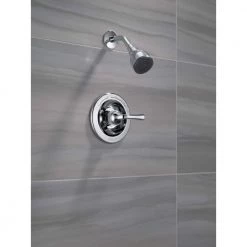 Delta Foundations Single-Handle 1-Spray Shower Faucet in Chrome (Valve Included) 15 Delta Foundations Single-Handle 1-Spray Shower Faucet in Chrome (Valve Included) -Bathroom Faucets Store chrome delta shower faucets b112900c a0 1000