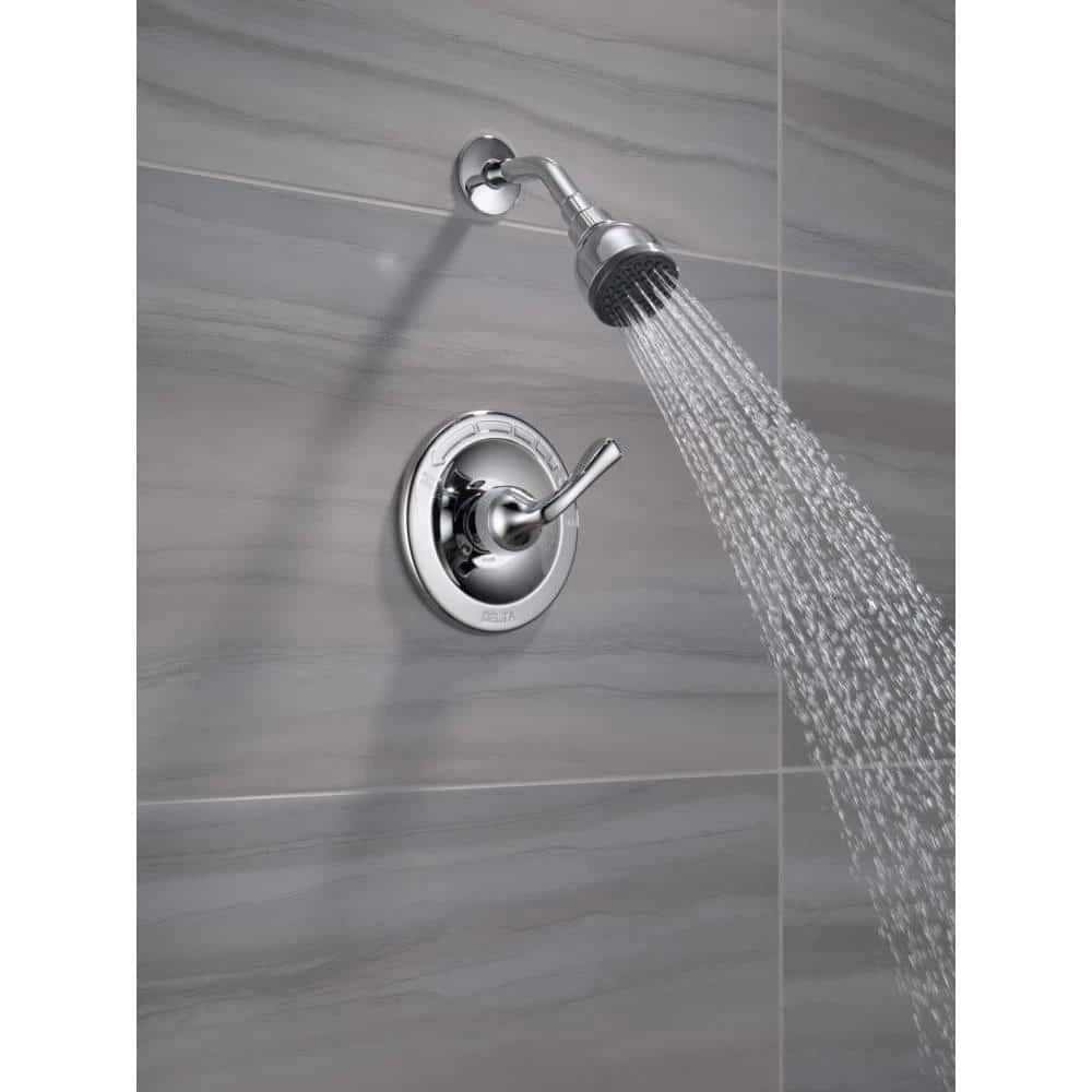 Delta Foundations Single-Handle 1-Spray Shower Faucet in Chrome (Valve Included) 2 Delta Foundations Single-Handle 1-Spray Shower Faucet in Chrome (Valve Included) - Image 2