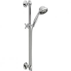 Delta 7-Spray Slide Bar Hand Shower in Chrome