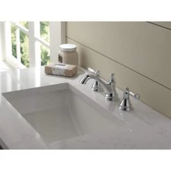 Delta Silverton 8 in. Widespread 2-Handle Bathroom Faucet in Chrome -Bathroom Faucets Store chrome delta widespread bathroom faucets 35713lf eco 1f 1000