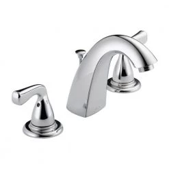 Delta Foundations 8 in. Widespread 2-Handle Bathroom Faucet in Chrome