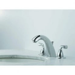 Delta Foundations 8 in. Widespread 2-Handle Bathroom Faucet in Chrome -Bathroom Faucets Store chrome delta widespread bathroom faucets b3511lf ppu eco 77 1000