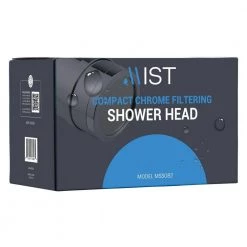 Mist Compact Chrome Filtering Shower Head with a Replaceable filter, Effectively Removes Chlorine and Bad Odor -Bathroom Faucets Store chrome fixed shower heads mss082 4f 1000