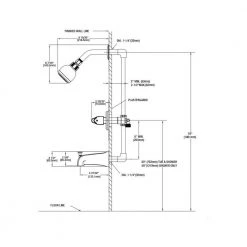 Glacier Bay Aragon 2-Handle 1-Spray Tub and Shower Faucet in Chrome (Valve Included) -Bathroom Faucets Store chrome glacier bay bathtub shower faucet combos hd833x 0001 4f 1000