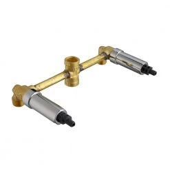 Glacier Bay Aragon 2-Handle 1-Spray Tub and Shower Faucet in Chrome (Valve Included) -Bathroom Faucets Store chrome glacier bay bathtub shower faucet combos hd833x 0001 77 1000