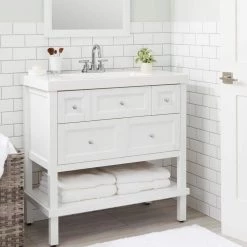 Glacier Bay Dorset 4 in. Centerset 2-Handle High-Arc Bathroom Faucet in Chrome -Bathroom Faucets Store chrome glacier bay centerset bathroom faucets hd67730w 6b01 a0 1000