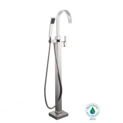 Glacier Bay Farrington Single-Handle Freestanding Floor Mount Tub Faucet with Handheld Handshower in Chrome -Bathroom Faucets Store chrome glacier bay claw foot tub faucets hd67522x 5201 1d 1000