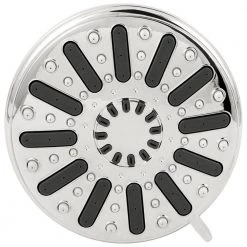 Glacier Bay 6-spray 5 in. Dual Shower Head and Handheld Shower Head in Chrome -Bathroom Faucets Store chrome glacier bay dual shower heads 8469100hc 4f 1000