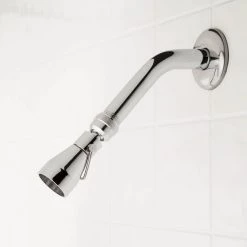 Glacier Bay 2-Spray 2.3 in. Single Wall Mount Fixed Shower Head in Chrome -Bathroom Faucets Store chrome glacier bay fixed shower heads 8475300hc c3 1000