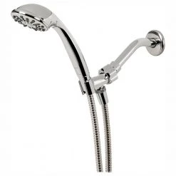 Glacier Bay 1-Spray 3.3 in. Single Wall Mount Handheld Shower Head in Chrome
