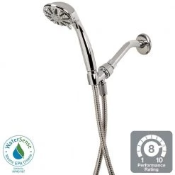 Glacier Bay 3-Spray Hand Shower in Chrome -Bathroom Faucets Store chrome glacier bay handheld shower heads 8483000hc 31 1000