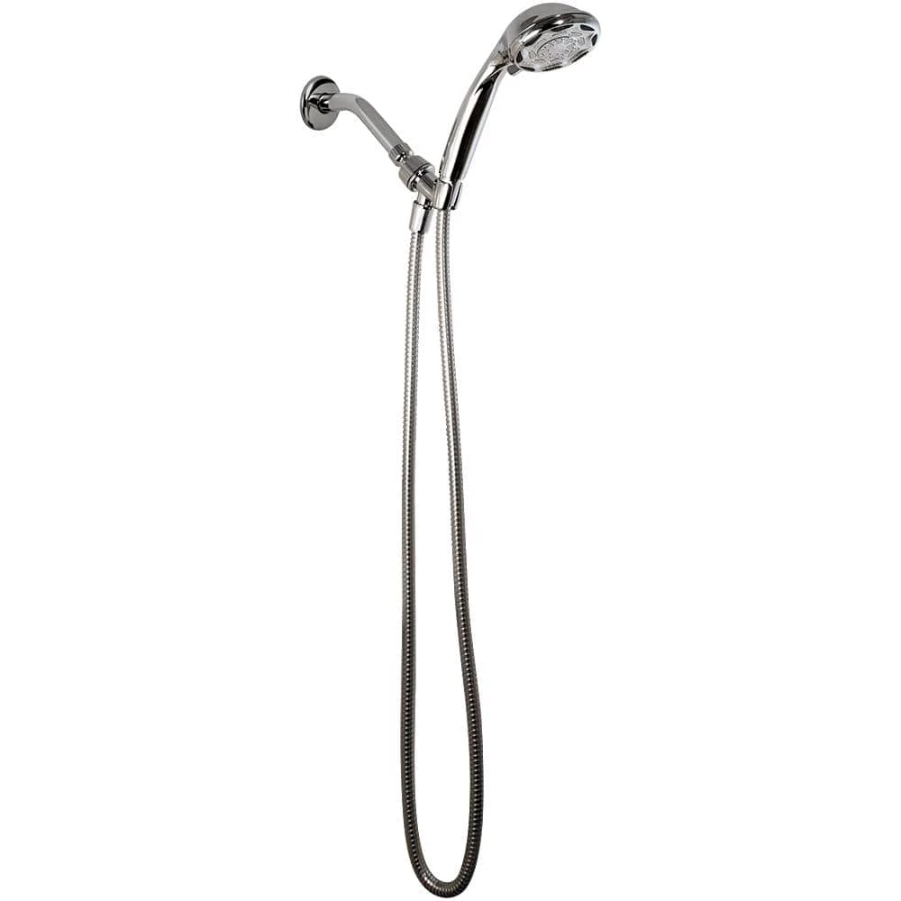 Glacier Bay 6-Spray 4 in. Wall Mount Handheld Shower Head in Chrome 5 Glacier Bay 6-Spray 4 in. Wall Mount Handheld Shower Head in Chrome - Image 5