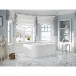 Glacier Bay Milly 1-Handle Freestanding Roman Tub Faucet with Hand Shower in Chrome -Bathroom Faucets Store chrome glacier bay roman tub faucets milly 31 1000