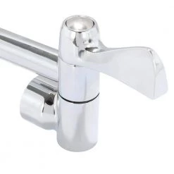Glacier Bay Swing-Style Shower Arm in Chrome -Bathroom Faucets Store chrome glacier bay shower arm extensions 3075 512 40 1000