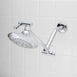Glacier Bay Swing-Style Shower Arm in Chrome -Bathroom Faucets Store chrome glacier bay shower arm extensions 3075 512 a0 1000