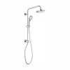 GROHE Vitalio 5-spray 7 in. Dual Shower Head and Handheld Shower Head in Chrome
