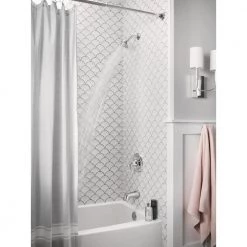 MOEN Essie Single-Handle 5-Spray Tub and Shower Faucet in Chrome (Valve Included) -Bathroom Faucets Store chrome moen bathtub shower faucet combos 82330 4f 1000