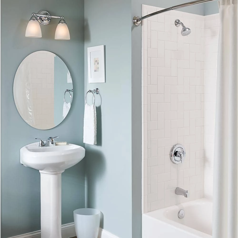 MOEN Adler 4 in. Centerset 2-Handle Bathroom Faucet in Chrome (2-Pack) 5 MOEN Adler 4 in. Centerset 2-Handle Bathroom Faucet in Chrome (2-Pack) - Image 5