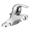 MOEN Adler 4 in. Centerset Single-Handle Low-Arc Bathroom Faucet in Chrome