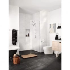 MOEN HydroEnergetix 8-Spray Patterns with 1.75 GPM 4.75 in. Wall Mount Dual Shower Heads in Chrome -Bathroom Faucets Store chrome moen dual shower heads 200c0 31 1000