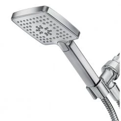 MOEN Genta 3-Spray 4 in. Single Wall Mount Handheld Adjustable Shower Head in Chrome -Bathroom Faucets Store chrome moen handheld shower heads 25017 1f 1000